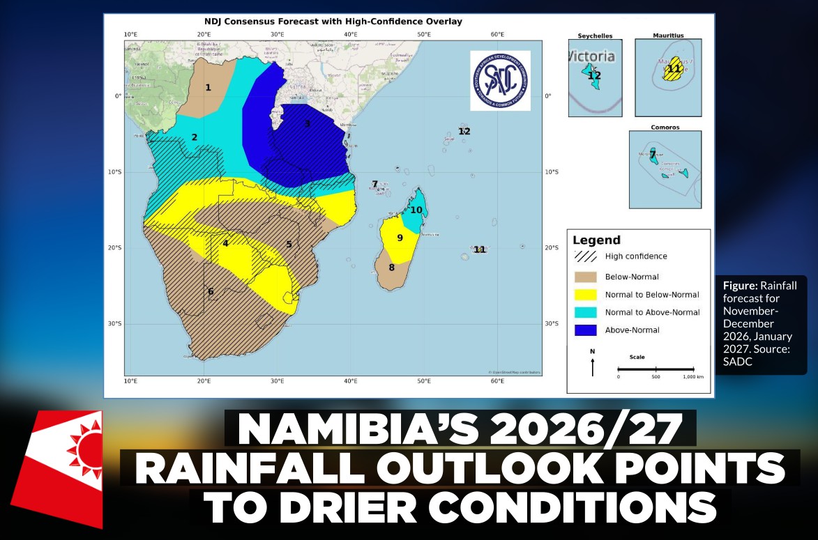 Namibia faces below-normal rainfall outlook