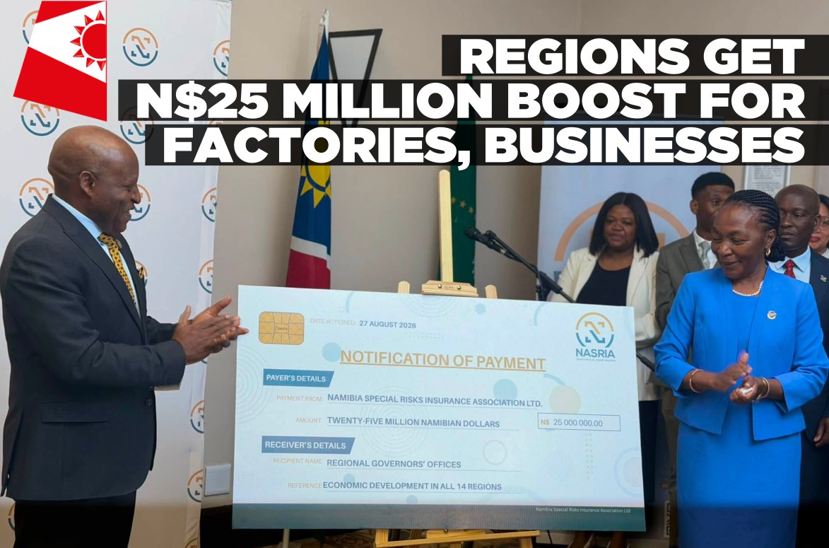 Namibia Special Risks Insurance Association contributes N$25 million to boost regional development