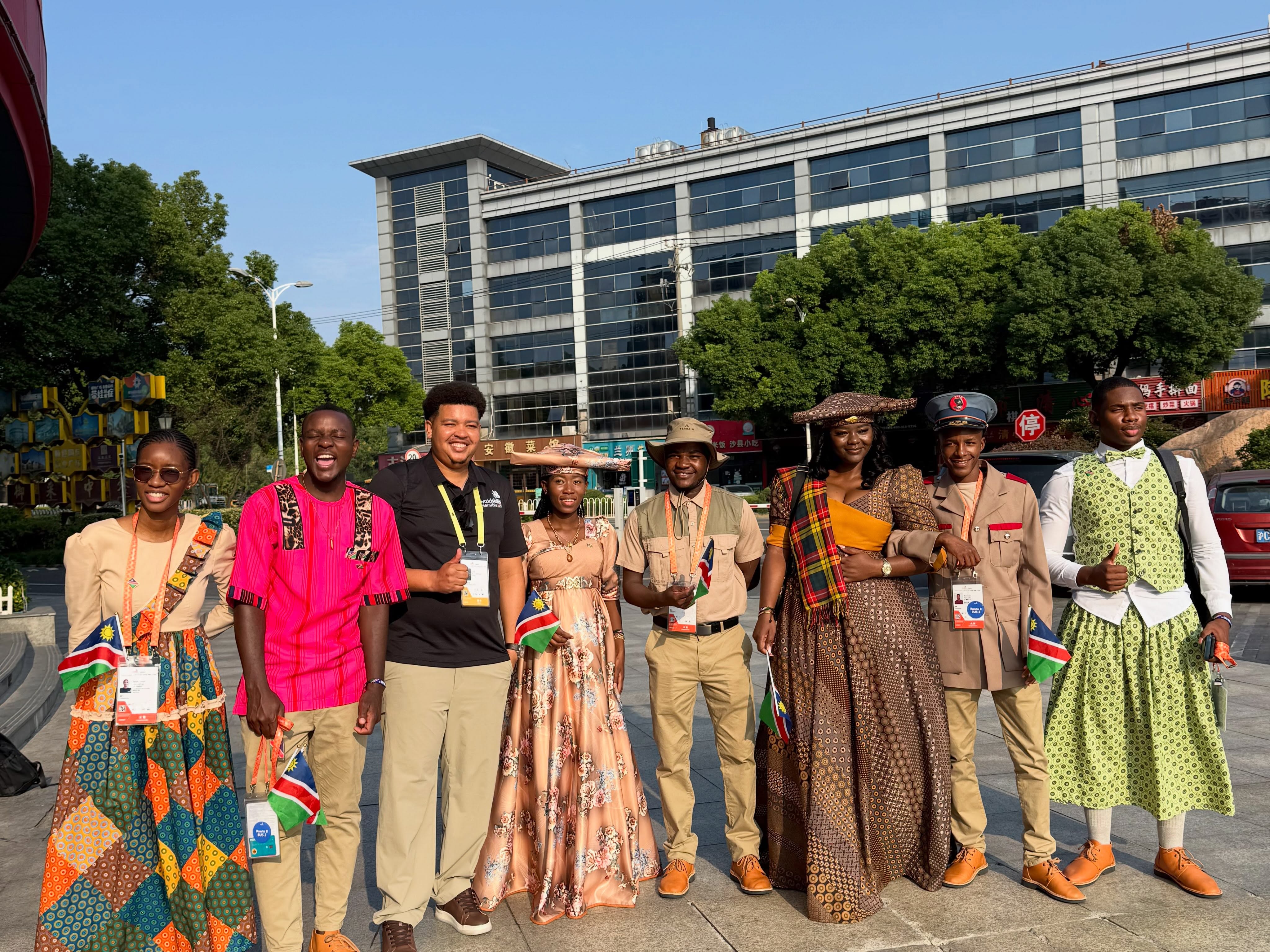 Team Namibia joins WorldSkills Shanghai cultural exchange