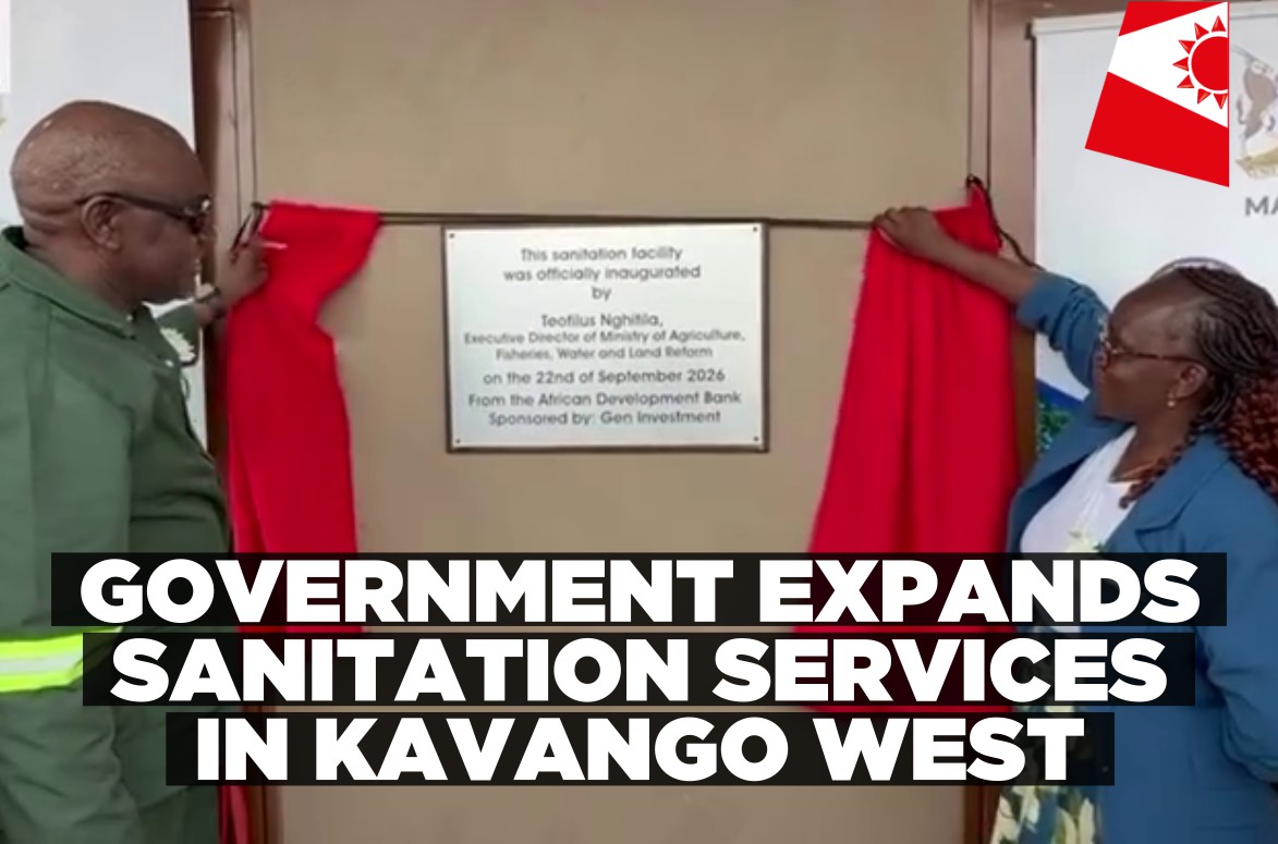 New sanitation facilities handed over in Kavango West
