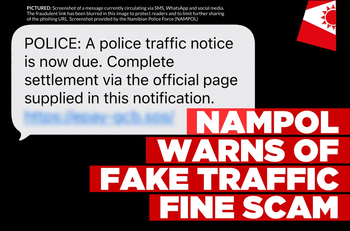 NAMPOL warns motorists of fake traffic fine payment link