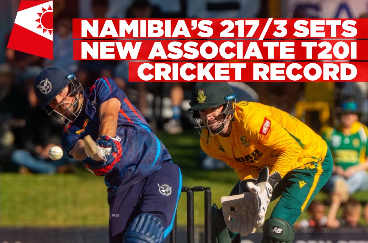 Namibia set new T20I Cricket record despite South Africa defeat
