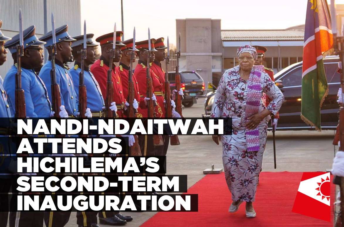 Nandi-Ndaitwah attends Hichilema’s inauguration in Zambia