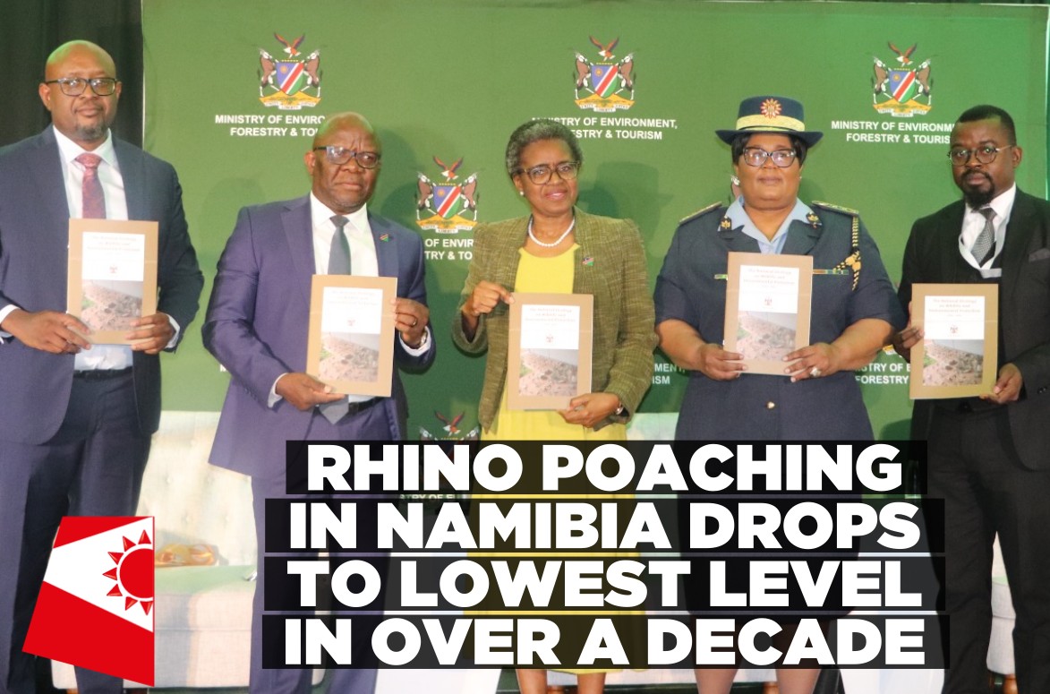 Namibia records notable decline in rhino poaching