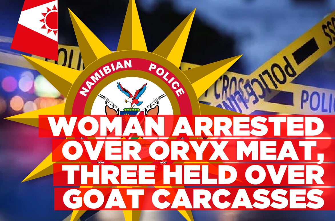 Suspected stolen goats, oryx meat seized in separate incidents