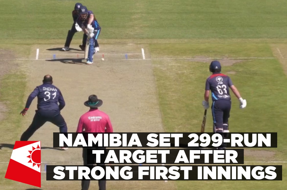 Namibia post 298 against USA in League 2 clash