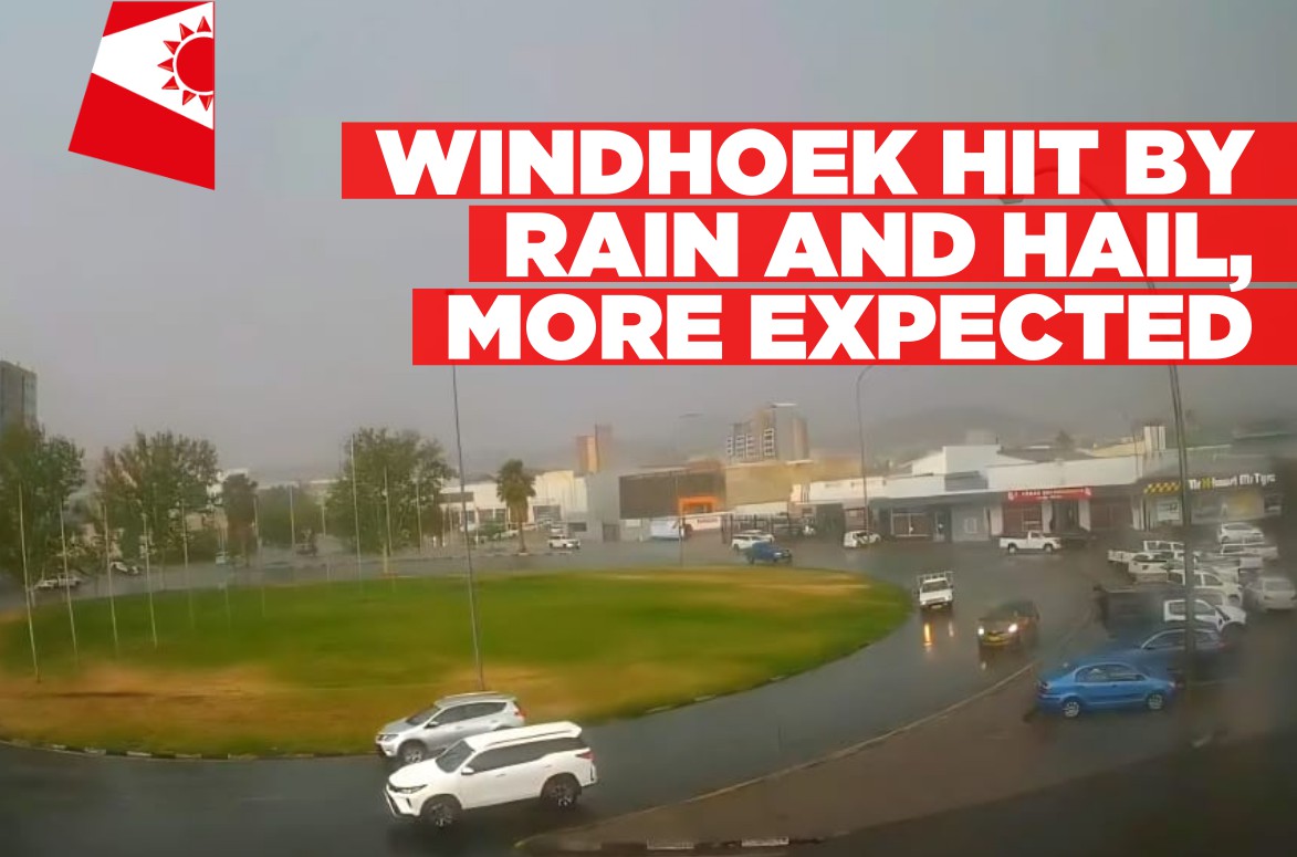 Windhoek hit by rain and hail, more expected