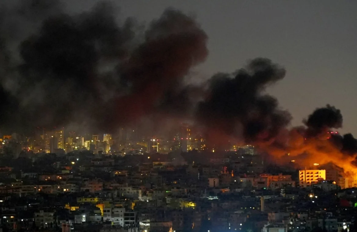 Israeli military says preparing for fire towards Israel after attack in Beirut’s southern suburbs