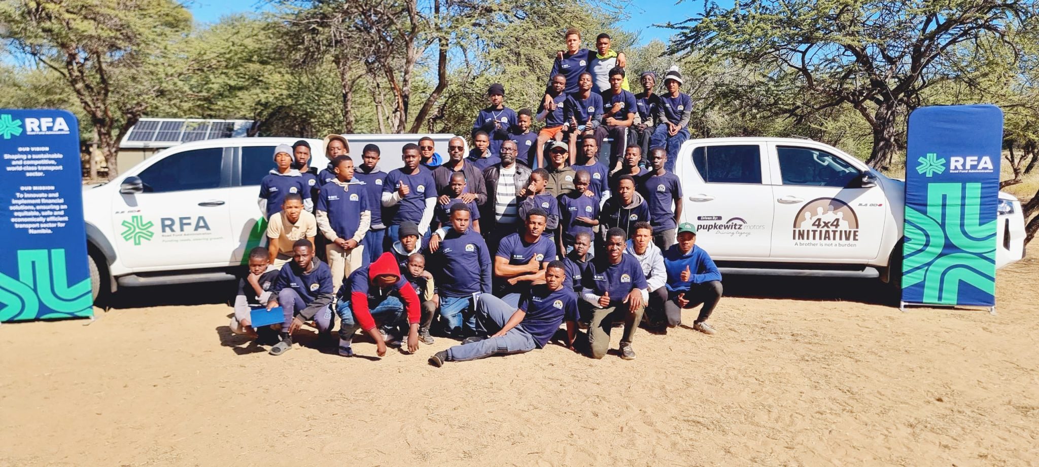 4X4 leadership camp powers young boys