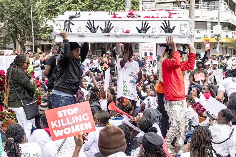 ‘Stop killing women’ …Kenyans protest femicide scourge