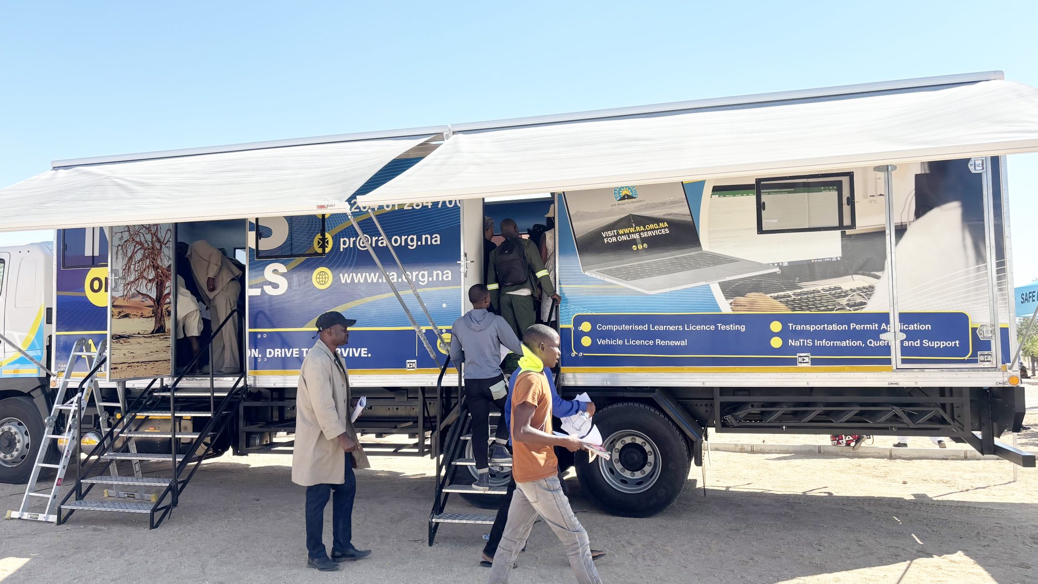 NaTIS on wheels in Omatjete