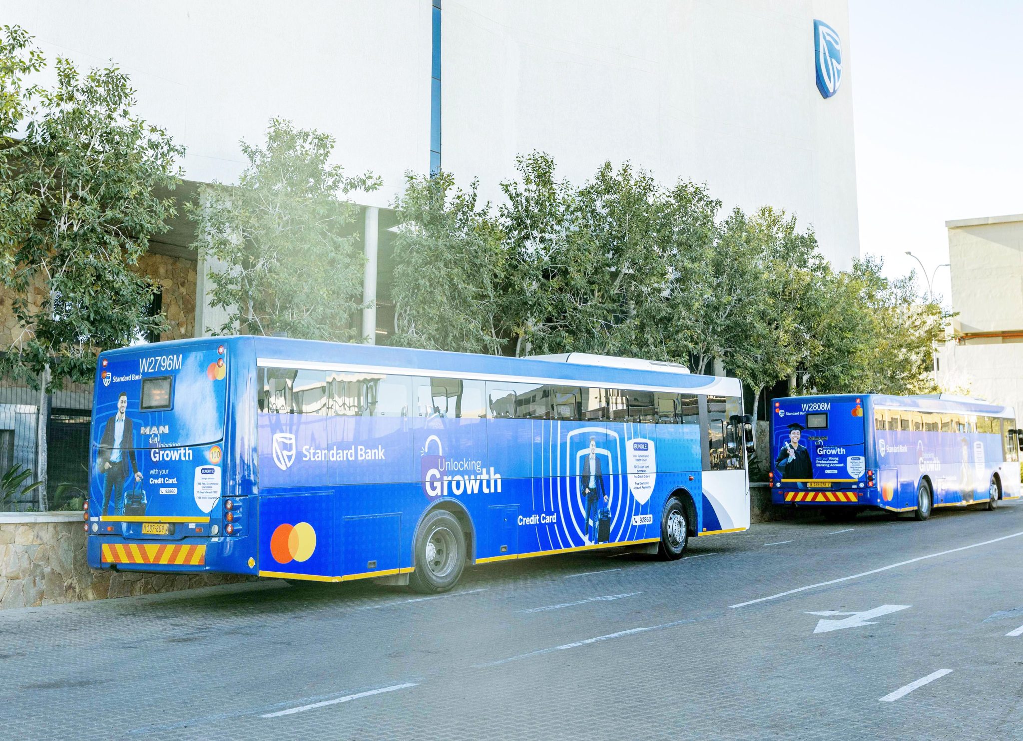 Standard Bank rolls out branded buses for Windhoek