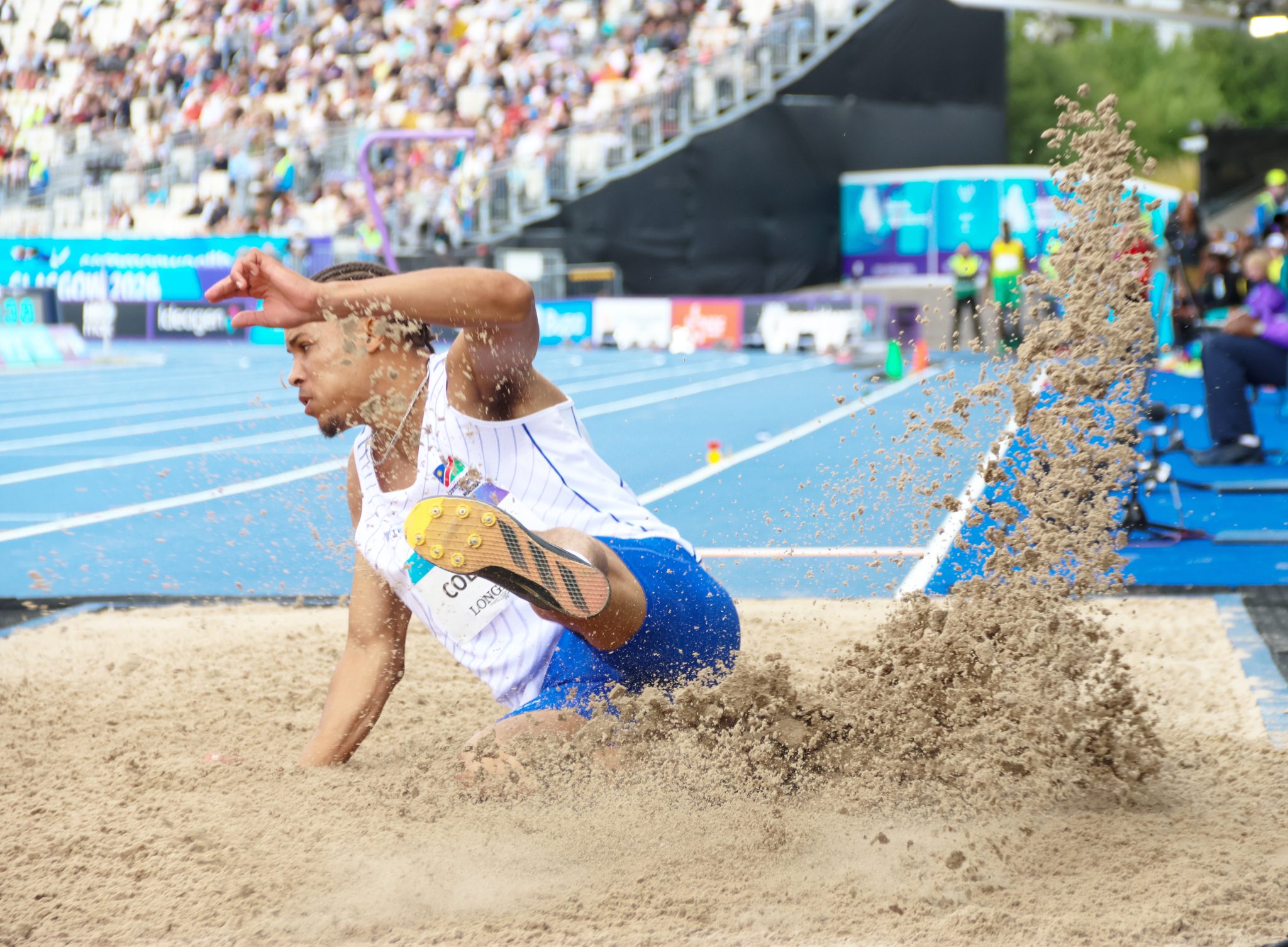 Coetzee books Commonwealth Games long jump final berth