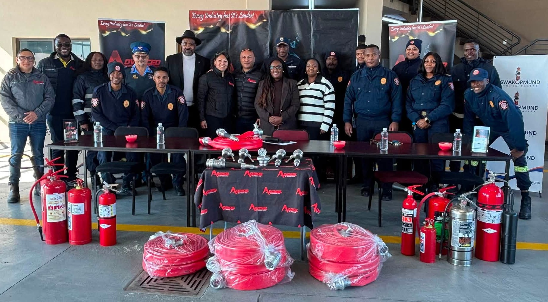 Fire brigade receives N$74 000 equipment