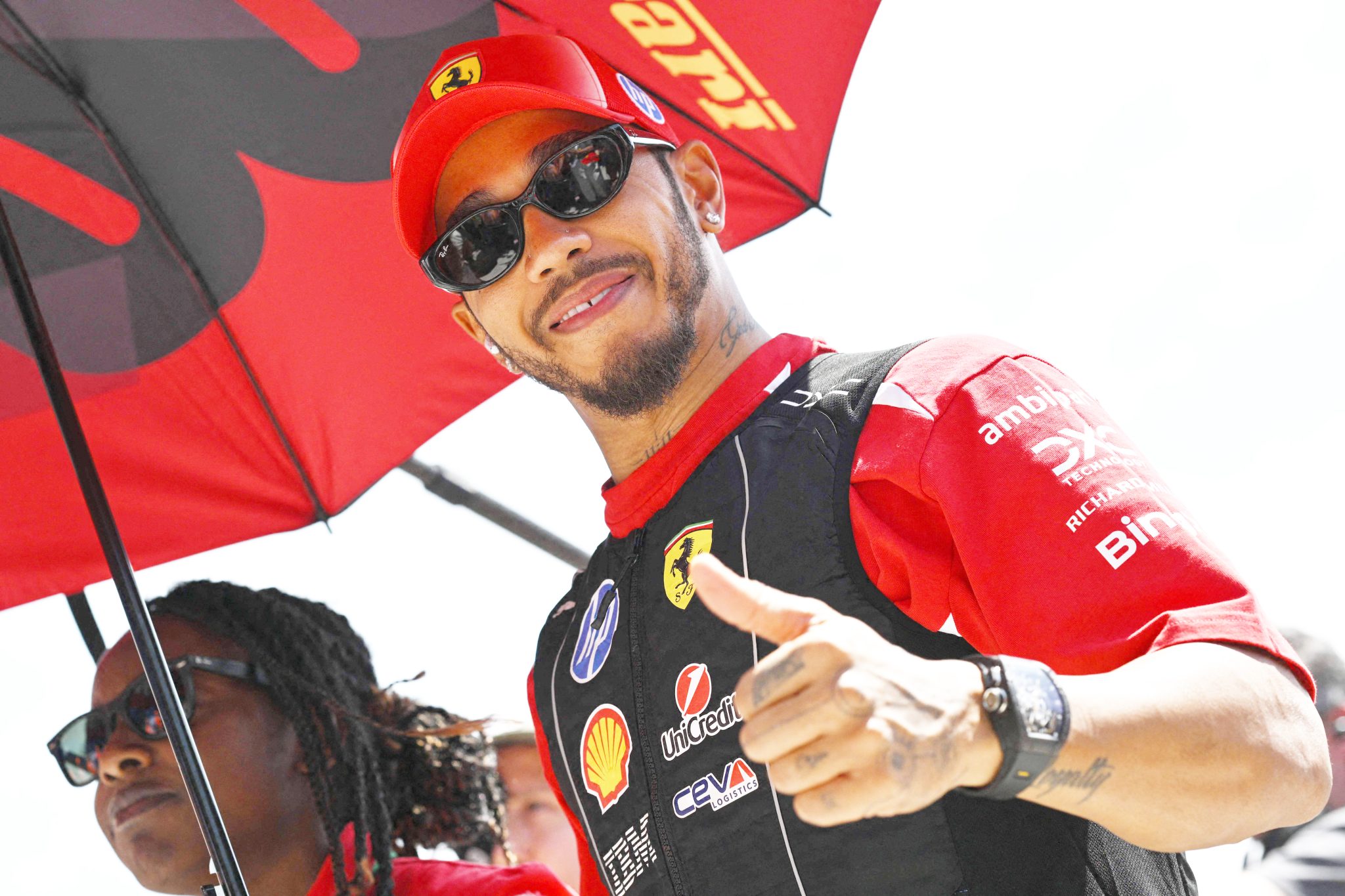 Hamilton questions Ferrari strategy