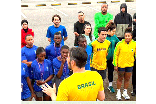 Namibia Shine at Taekwondo development camp in South Korea