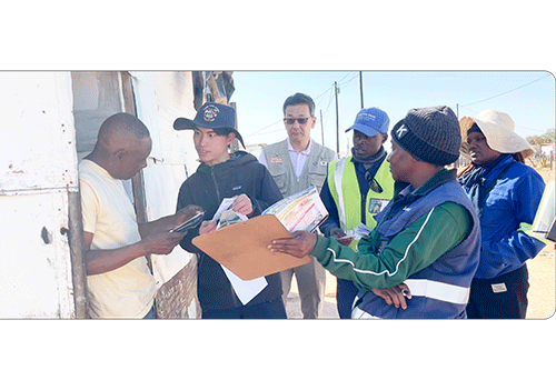 Japanese volunteer helps transform Karibib’s environment
