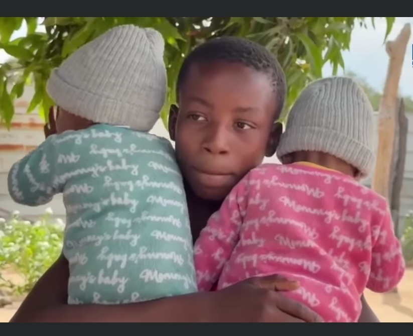 A modern-day Namibian hero …young Shimwaafeni stands alongside liberation icons