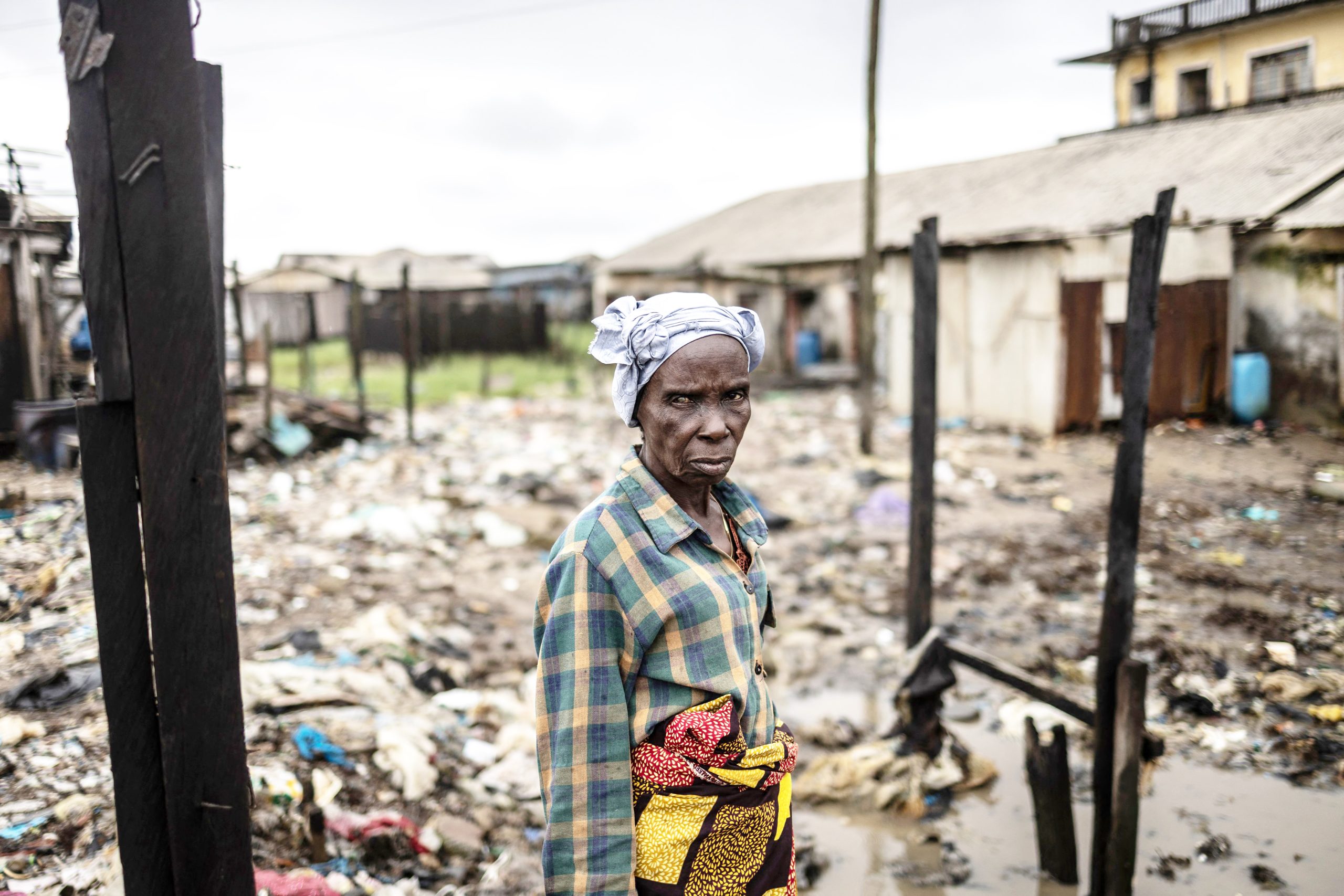 Nigerian fishing community being eaten up by the Atlantic
