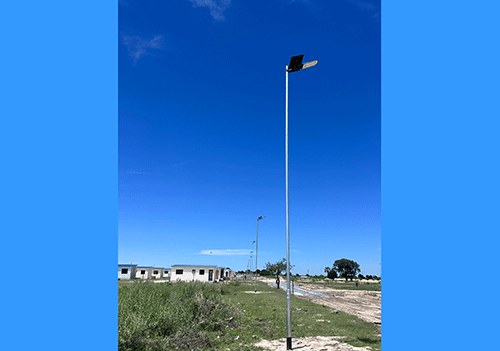 Solar lights brighten up Oshikuku …Long-Dark Extension 9 gets lights