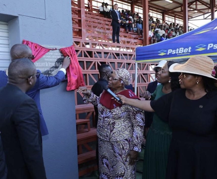 President commissions Eeshoke Chula Chula sports facility