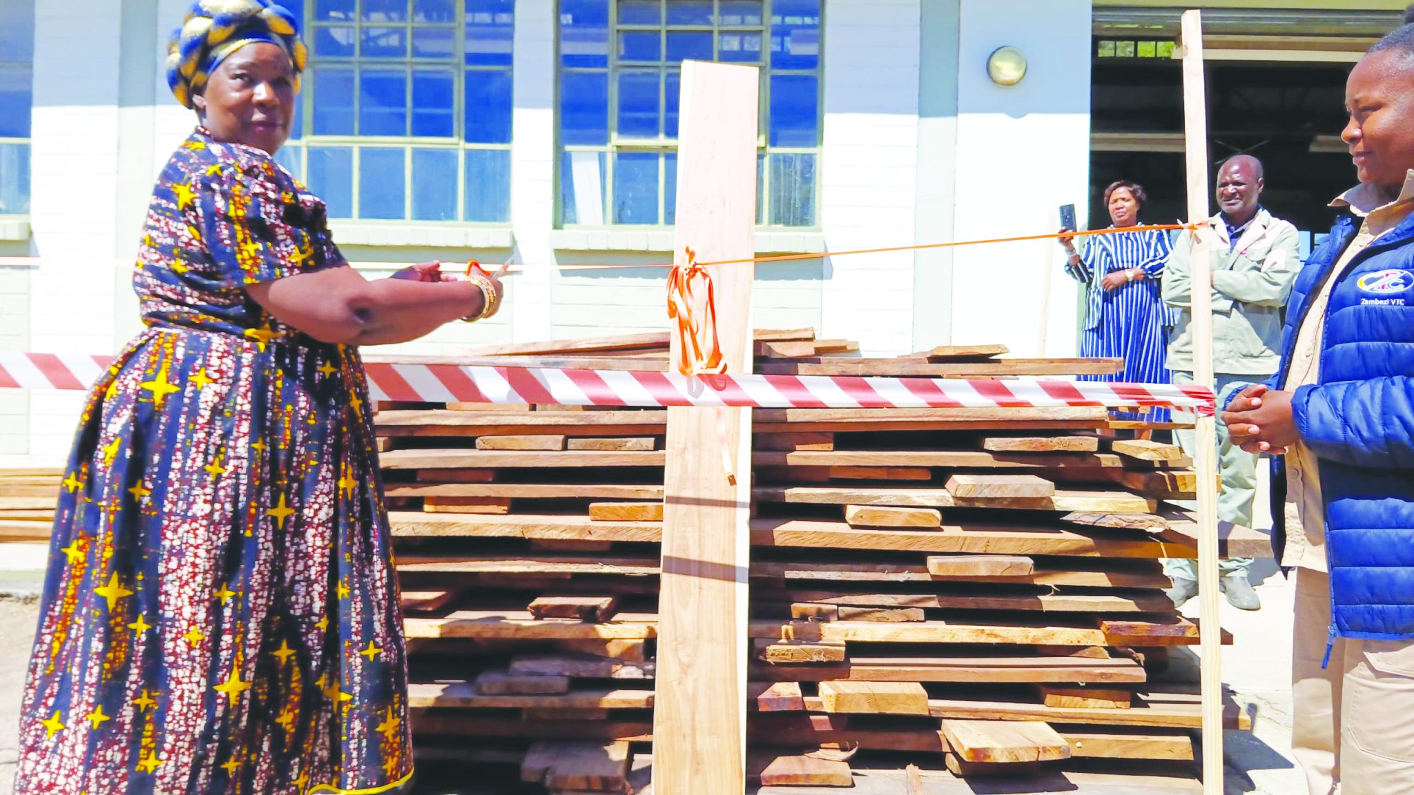 Timber donation boosts Zambezi VTC youth skills