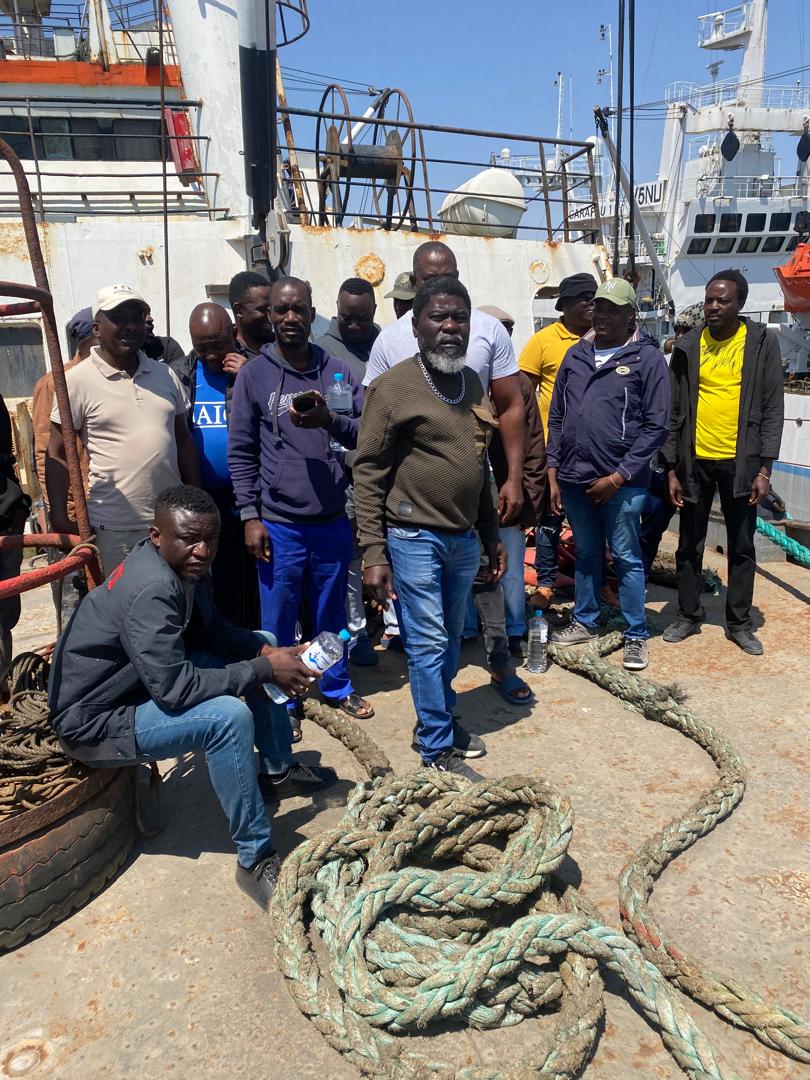 Occupy Venus 1: Unpaid fishermen move into vessel