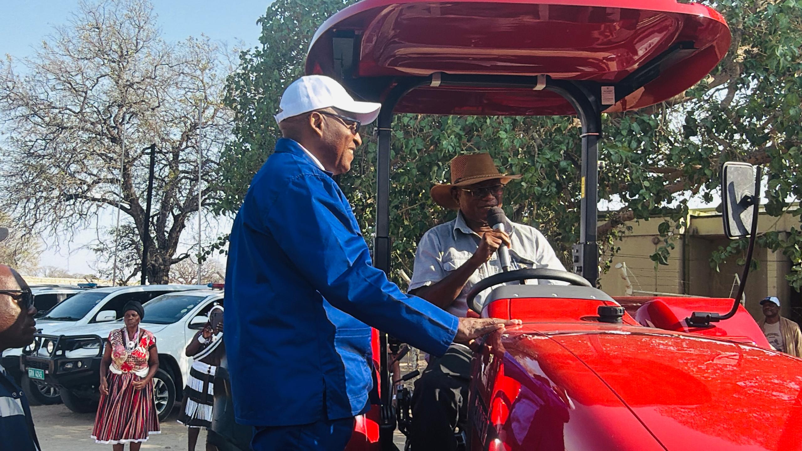 Emulate Indongo, Ngurare tells businesses... hands over tractor to Ukwangali TA