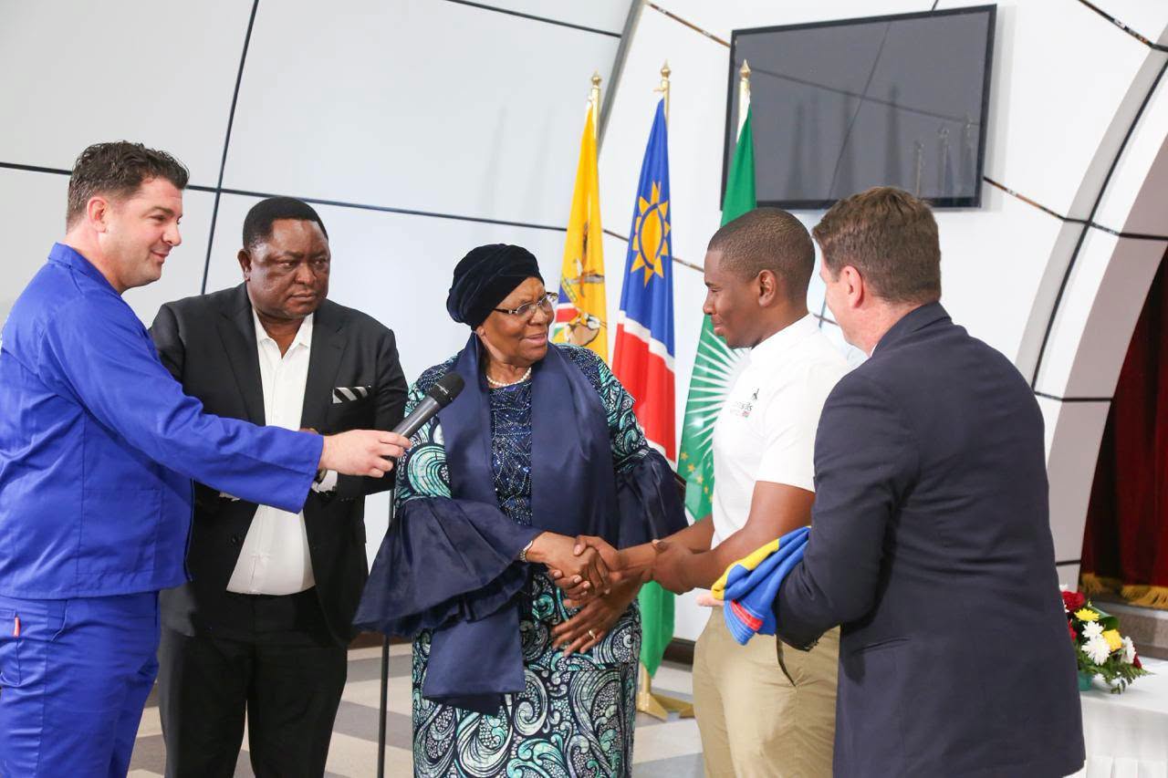 President urges Team Namibia to compete