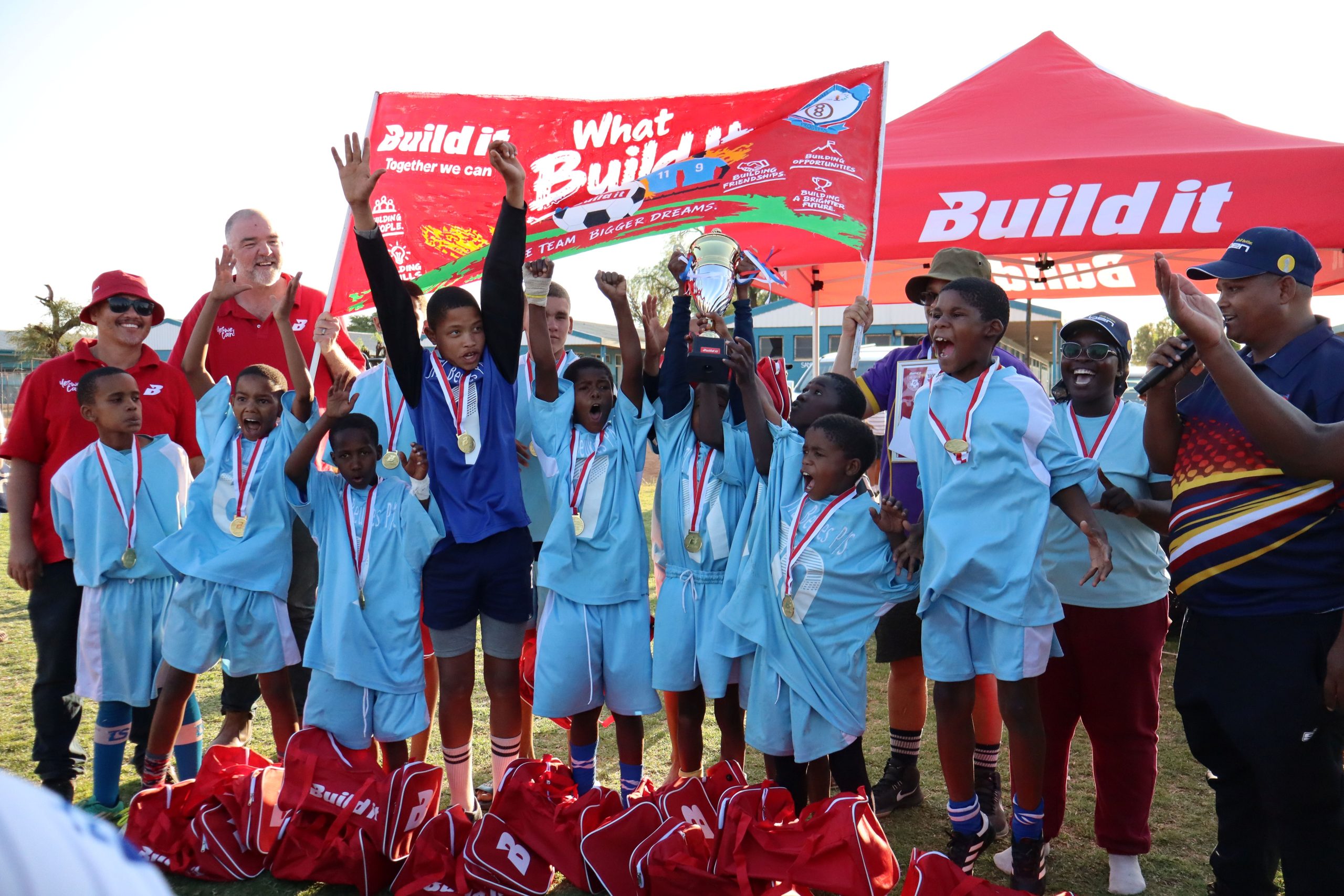 Build it Walvis Bay and Rehoboth soccer fun days ends successfully