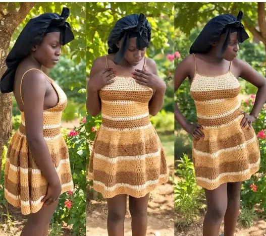 Student turns crochet skills into income