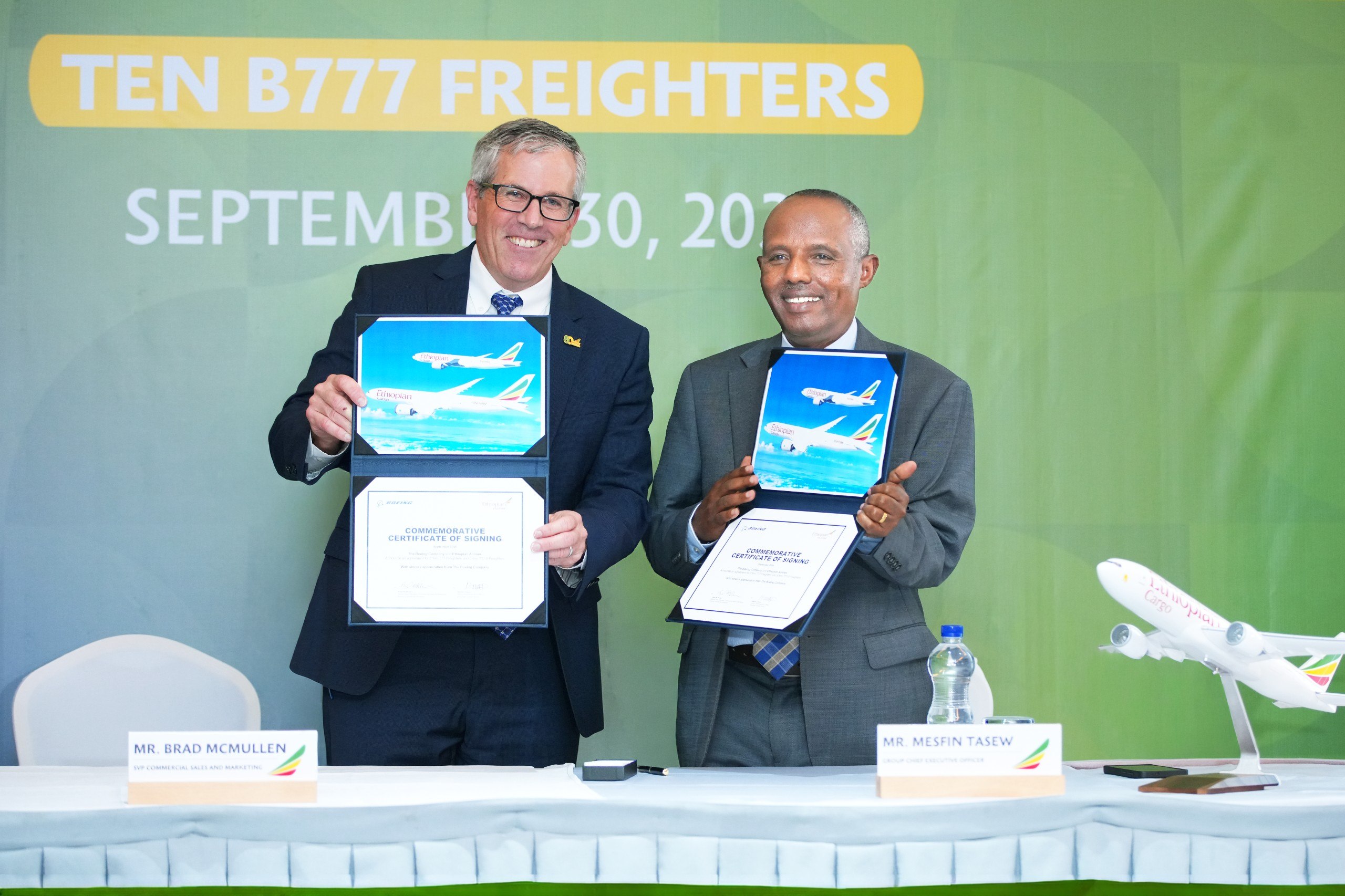 Ethiopian Airlines to expand cargo fleet with Boeing Freighters