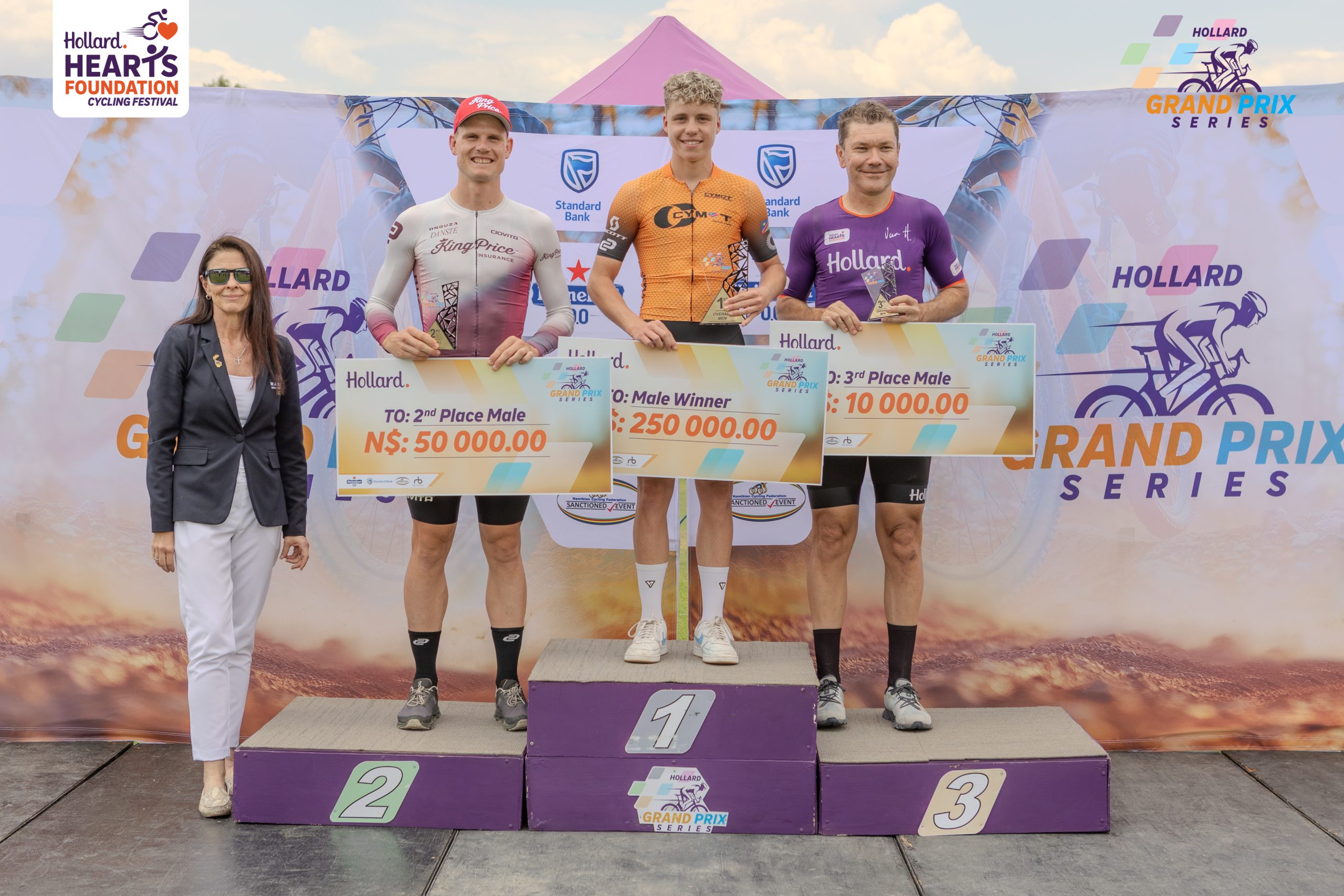 Surén, Greeff win Hollard Hearts cycling finale