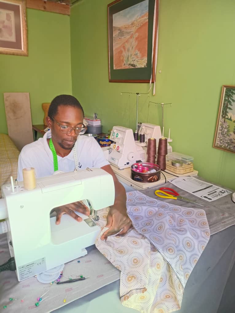 Auchab stitches his way to success