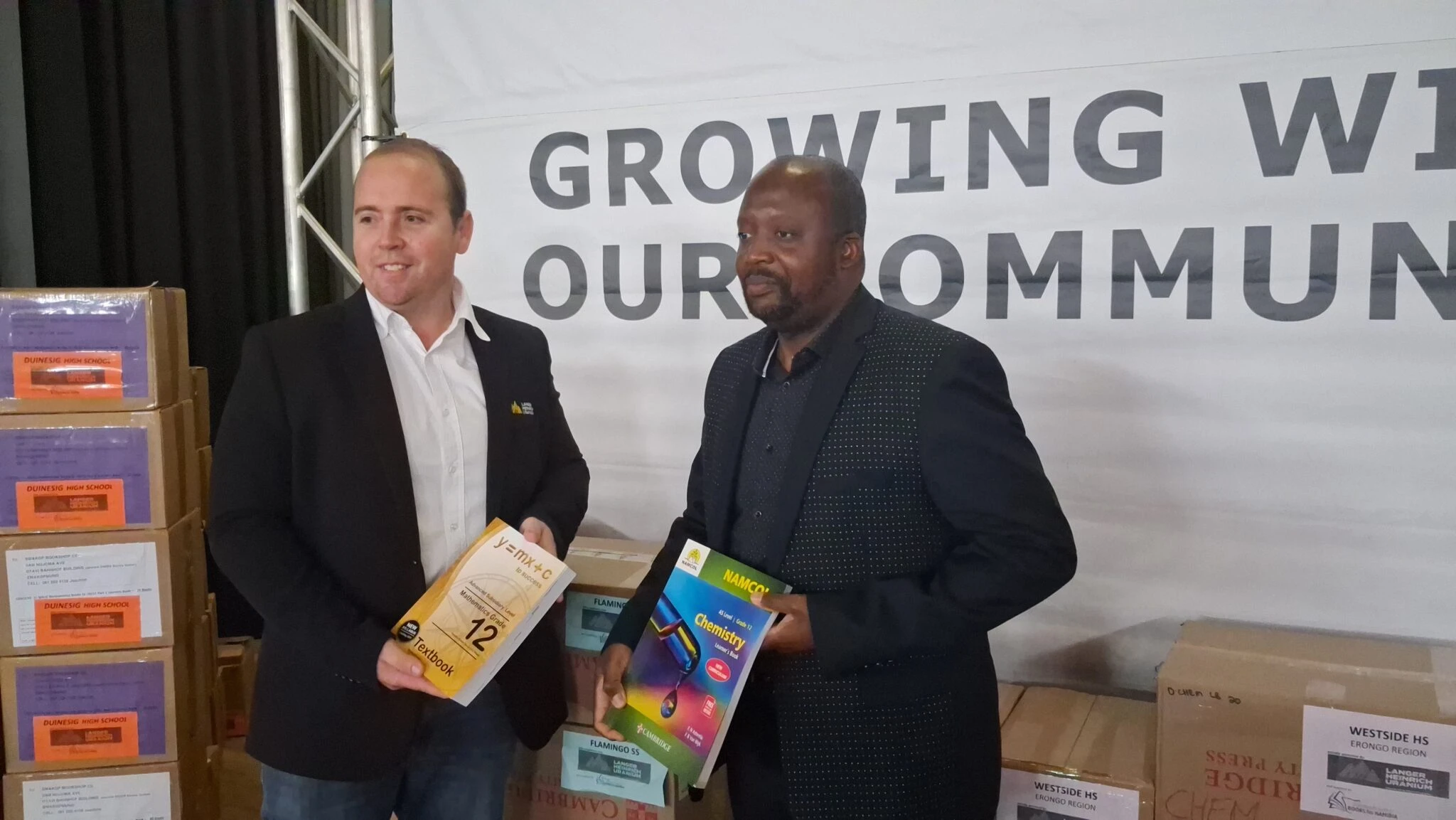 Langer Heinrich Uranium Donates N$1 Million Worth of Textbooks to Erongo Schools