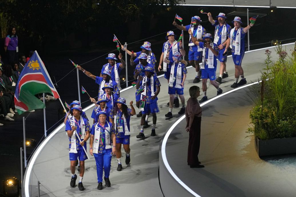 Team Namibia Marches Proudly into Commonwealth Games Opening Ceremony